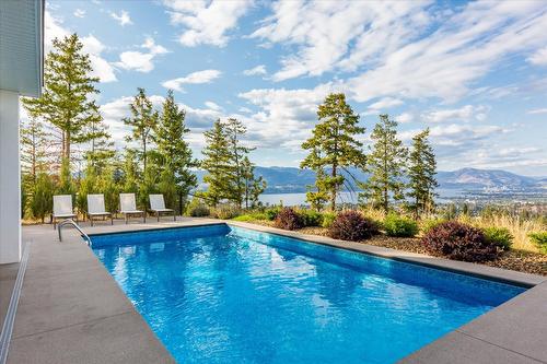 980 Ledgeview Court, Kelowna, BC - Outdoor With In Ground Pool With View