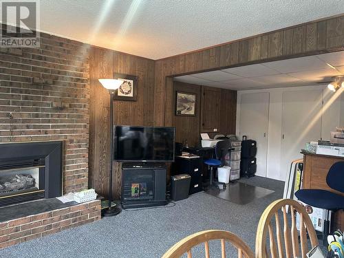 1350 11Th Avenue, Williams Lake, BC - Indoor Photo Showing Living Room With Fireplace