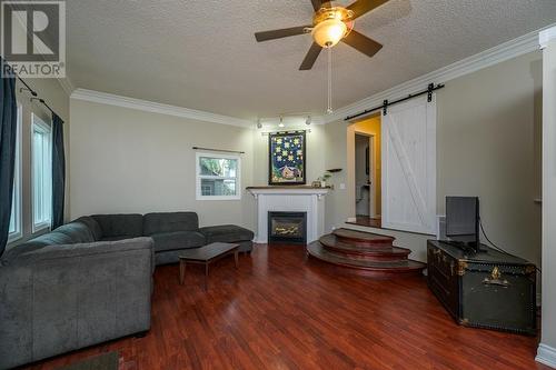 1379 Ewert Street, Prince George, BC - Indoor Photo Showing Living Room With Fireplace