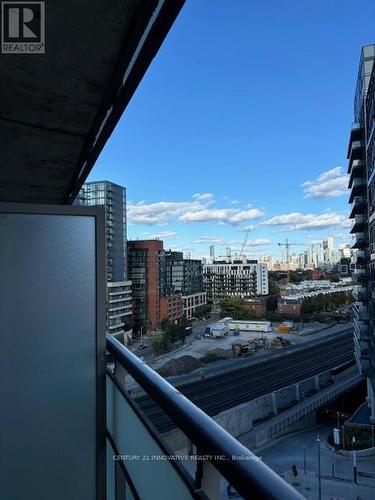 1001 - 38 Joe Shuster Way, Toronto, ON - Outdoor With Balcony With View