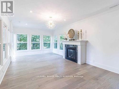 248 Robina Road, Hamilton (Ancaster), ON - Indoor Photo Showing Living Room With Fireplace