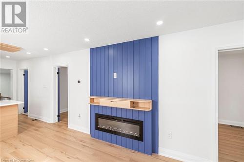 281 Normanhurst Avenue, Hamilton, ON - Indoor Photo Showing Living Room With Fireplace