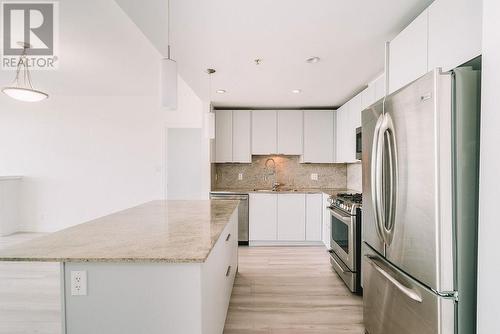 2506 280 Ross Drive, New Westminster, BC - Indoor Photo Showing Kitchen With Stainless Steel Kitchen With Upgraded Kitchen