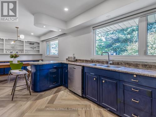 62 Haliburton Avenue, Toronto (Islington-City Centre West), ON - Indoor Photo Showing Kitchen With Double Sink