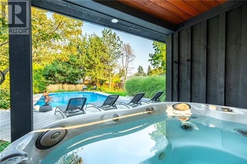 97 Overdale Avenue, Waterdown, ON - Outdoor With In Ground Pool