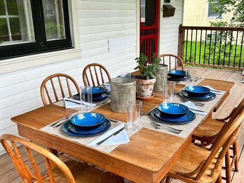 Balcon - 83 Rue Pine, Hudson, QC -  Photo Showing Dining Room