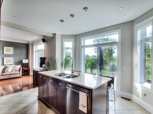 Kitchen - 412 Rue Des Alismas, Laval (Sainte-Dorothée), QC - Indoor Photo Showing Kitchen With Double Sink