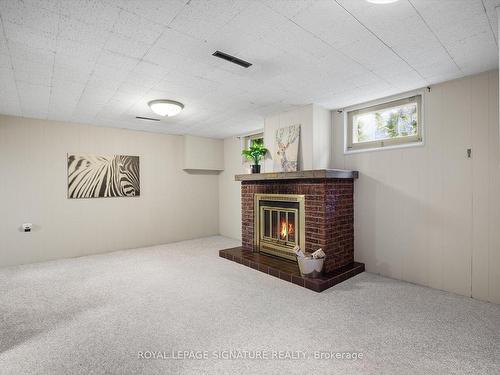 41 Vanderbrent Cres, Toronto, ON - Indoor With Fireplace