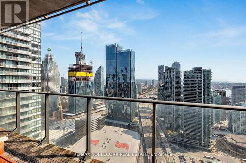 4407 - 55 Bremner Boulevard, Toronto, ON - Outdoor With Balcony With View