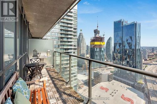 4407 - 55 Bremner Boulevard, Toronto, ON - Outdoor With Balcony