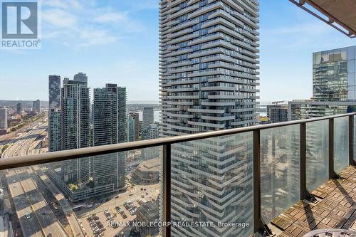 4407 - 55 Bremner Boulevard, Toronto, ON - Outdoor With Balcony With View