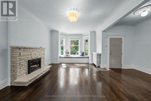 Main - 18 Castle Frank Crescent, Toronto, ON - Indoor Photo Showing Living Room With Fireplace