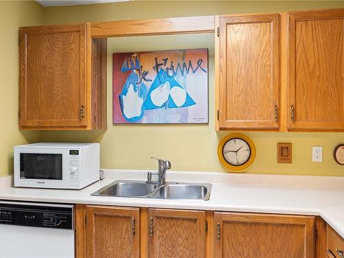 401-225 Cypress St, Nanaimo, BC - Indoor Photo Showing Kitchen With Double Sink