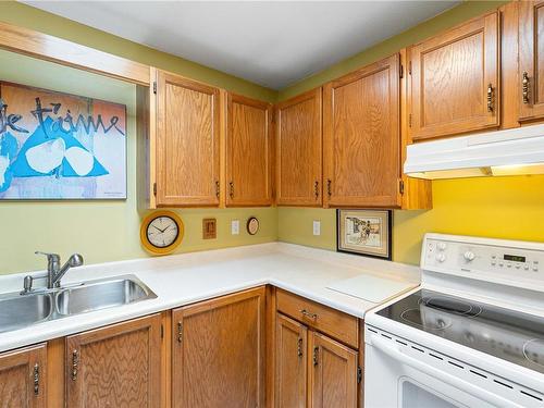 401-225 Cypress St, Nanaimo, BC - Indoor Photo Showing Kitchen With Double Sink