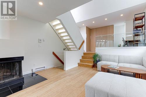 2229 Oak Street, Vancouver, BC - Indoor Photo Showing Living Room With Fireplace