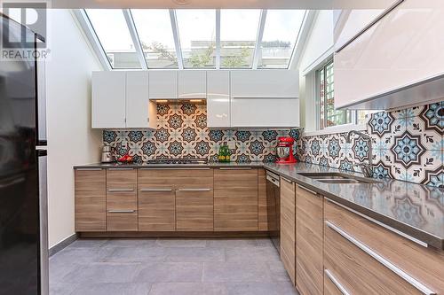 2229 Oak Street, Vancouver, BC - Indoor Photo Showing Kitchen With Double Sink