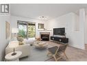 302 2468 Atkins Avenue, Port Coquitlam, BC  - Indoor Photo Showing Living Room With Fireplace 