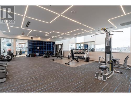 606 1888 Gilmore Avenue, Burnaby, BC - Indoor Photo Showing Gym Room