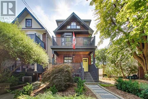 97 Strathcona Avenue, Toronto (Blake-Jones), ON - Outdoor With Balcony With Facade