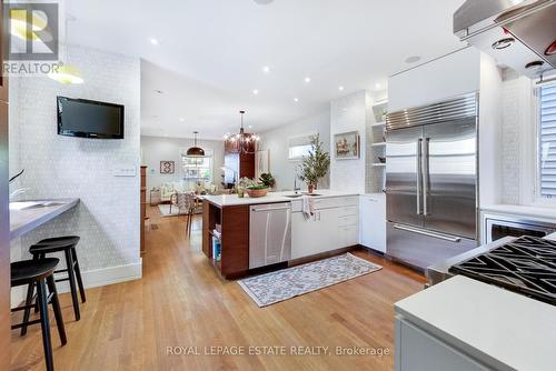 97 Strathcona Avenue, Toronto, ON - Indoor Photo Showing Kitchen With Upgraded Kitchen