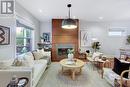 97 Strathcona Avenue, Toronto, ON  - Indoor Photo Showing Living Room With Fireplace 