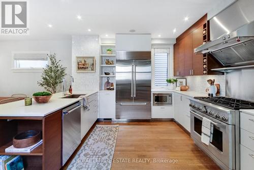 97 Strathcona Avenue, Toronto (Blake-Jones), ON - Indoor Photo Showing Kitchen With Upgraded Kitchen