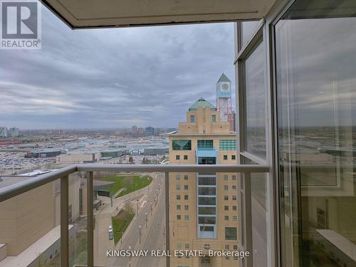 2208 - 4090 Living Arts Drive, Mississauga (City Centre), ON - Outdoor With Balcony With View