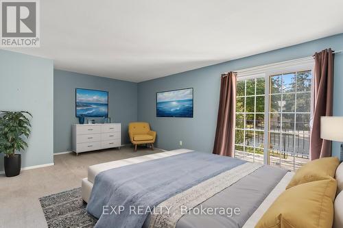 Virtually Staged Primary Bedroom - 69 - 472 Wilkins Street, London, ON - Indoor Photo Showing Bedroom