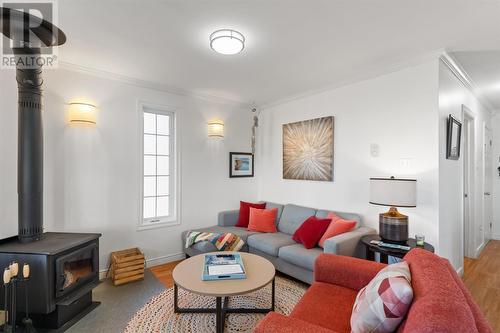 8-10 Long Point Cove Road, Heart'S Delight - Islington, NL - Indoor Photo Showing Living Room With Fireplace