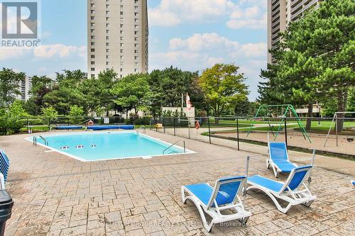 708 - 299 Mill Road, Toronto (Markland Wood), ON - Outdoor With In Ground Pool