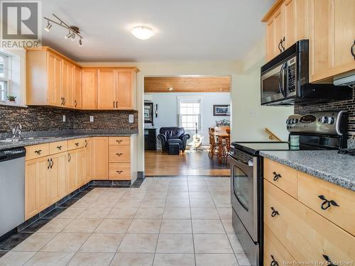 581 Brookside Drive, Fredericton, NB - Indoor Photo Showing Kitchen With Double Sink