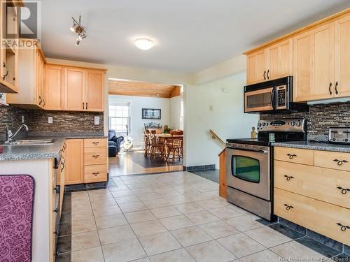 581 Brookside Drive, Fredericton, NB - Indoor Photo Showing Kitchen With Double Sink