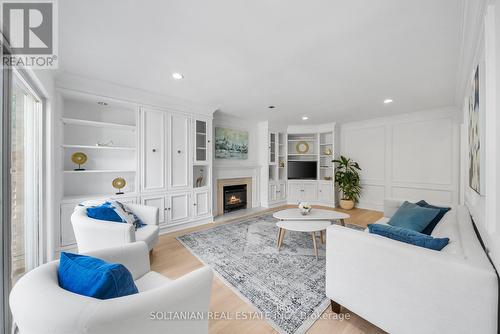 16 Laredo Court, Toronto (Newtonbrook East), ON - Indoor Photo Showing Living Room With Fireplace