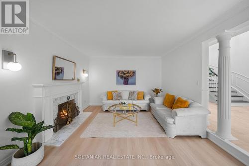 16 Laredo Court, Toronto, ON - Indoor Photo Showing Living Room With Fireplace