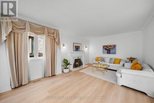 16 Laredo Court, Toronto, ON - Indoor Photo Showing Living Room With Fireplace