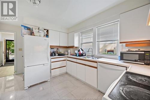 456 Askin Avenue Unit# Upper, Windsor, ON - Indoor Photo Showing Kitchen With Double Sink