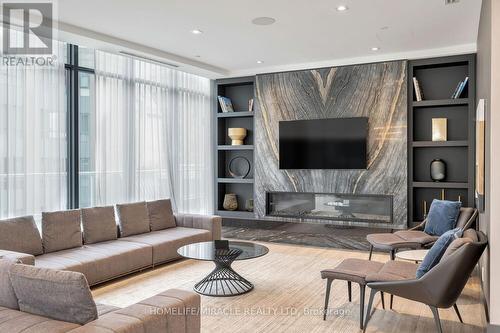 419 - 403 Church Street, Toronto, ON - Indoor Photo Showing Living Room With Fireplace