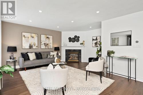 10 Karen Court, Brampton (Fletcher'S West), ON - Indoor Photo Showing Living Room With Fireplace