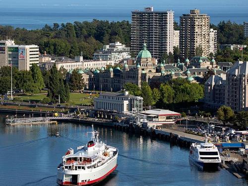 210-521 Courtney St, Victoria, BC - Outdoor With Body Of Water With View