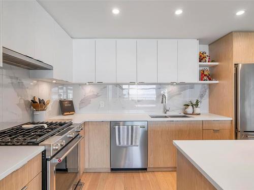 306-5120 Cordova Bay Rd, Saanich, BC - Indoor Photo Showing Kitchen With Upgraded Kitchen