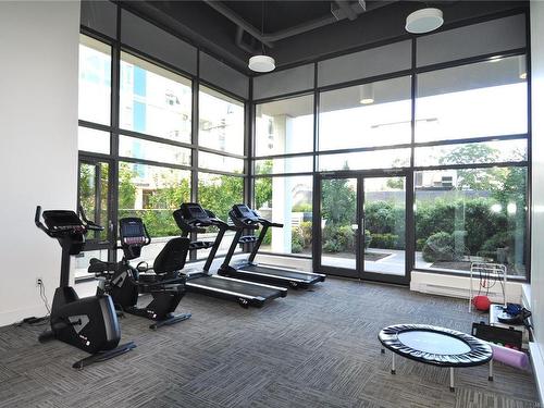 1405-960 Yates St, Victoria, BC - Indoor Photo Showing Gym Room