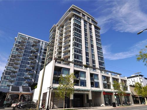 1405-960 Yates St, Victoria, BC - Outdoor With Facade