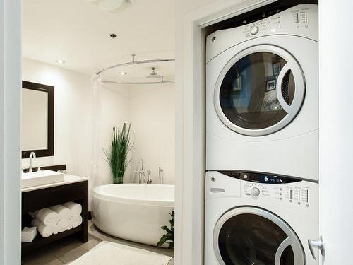 Bathroom - 101-7145 Rue St-Urbain, Montréal (Rosemont/La Petite-Patrie), QC - Indoor Photo Showing Laundry Room