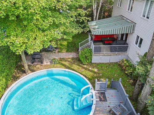 Photo aÃ©rienne - 162 Rue De Fontenelle, Blainville, QC - Outdoor With Above Ground Pool