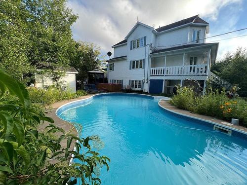 Patio - 340Z Ch. De Chertsey, Sainte-Marguerite-Du-Lac-Masson, QC - Outdoor With In Ground Pool With Deck Patio Veranda With Backyard