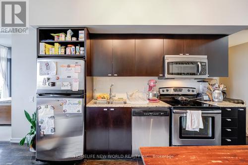 2014 - 103 The Queensway Avenue, Toronto (High Park-Swansea), ON - Indoor Photo Showing Kitchen With Stainless Steel Kitchen