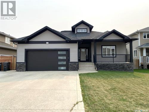 224 Valley Meadow Court, Swift Current, SK - Outdoor With Deck Patio Veranda With Facade