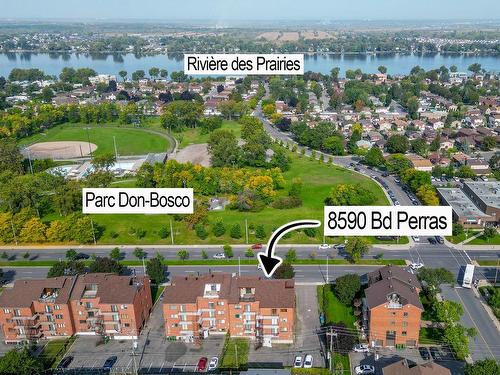 Aerial photo - 7-8590 Boul. Perras, Montréal (Rivière-Des-Prairies/Pointe-Aux-Trembles), QC - Outdoor With Body Of Water With View