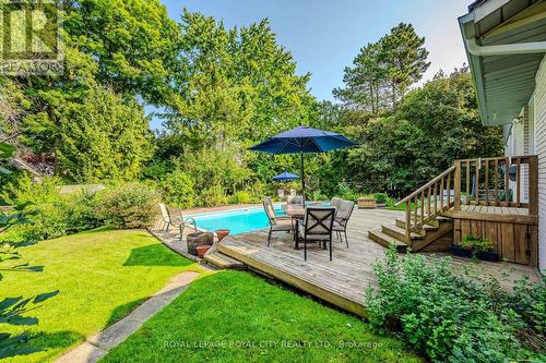 79 Lyon Avenue, Guelph (Exhibition Park), ON - Outdoor With In Ground Pool With Deck Patio Veranda With Backyard