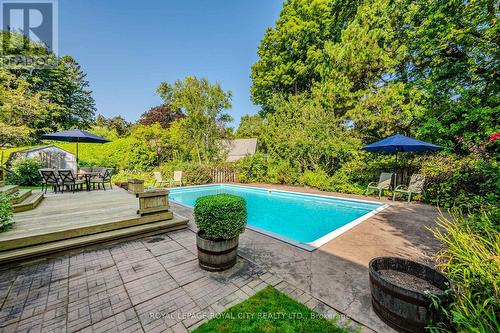 79 Lyon Avenue, Guelph (Exhibition Park), ON - Outdoor With In Ground Pool With Deck Patio Veranda With Backyard